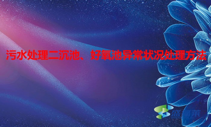 污水處理二沉池、好氧池異常狀況處理方法