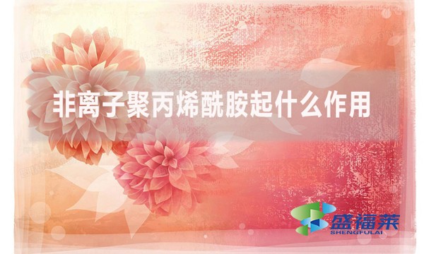 非離子聚丙烯酰胺起什么作用？在什么情況下用到？