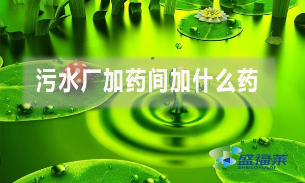 污水廠加藥間加什么藥？