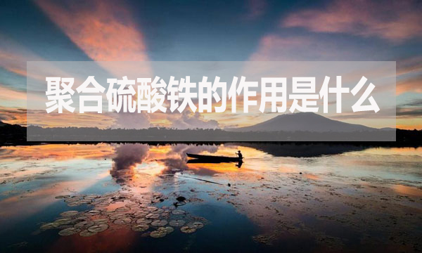 聚合硫酸鐵的作用是什么？